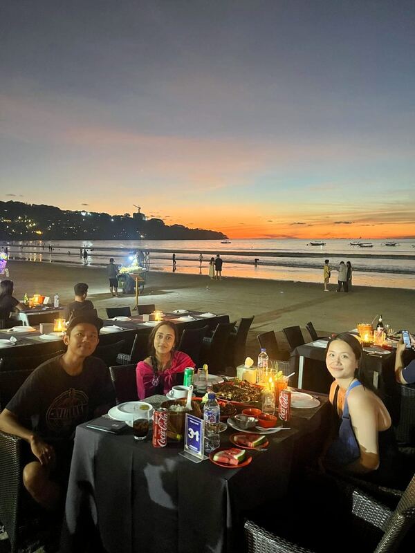golden hour, with Batuh's guests